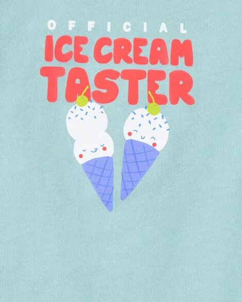 Baby Official Ice Cream Taster Sleeveless Bodysuit