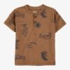 Toddler Desert Print Henley - Brown